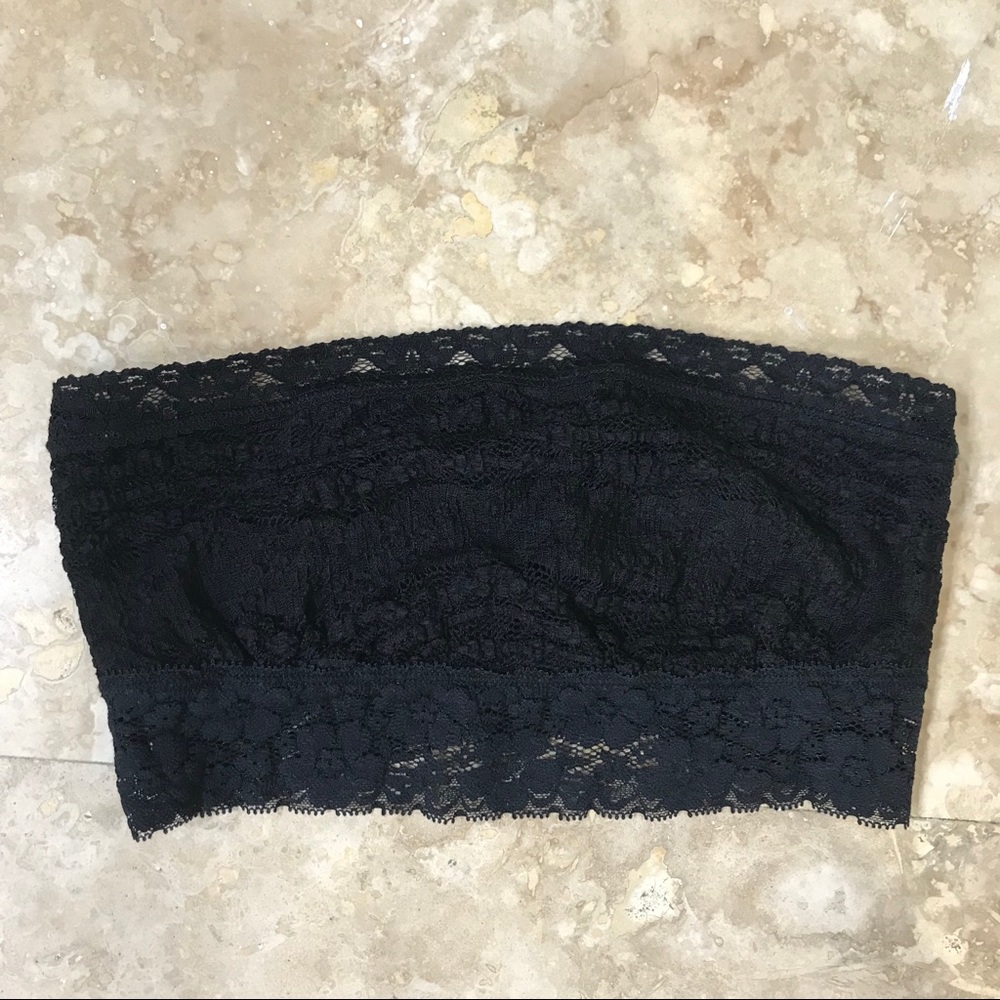 Free people black lace bandeau